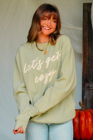 Let’s Get Cozy Waffle knit sweater by Southern Bliss Company, product photo 5