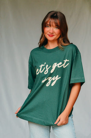 Let's Get Cozy Boxy Tee by Southern Bliss Company, product photo 5