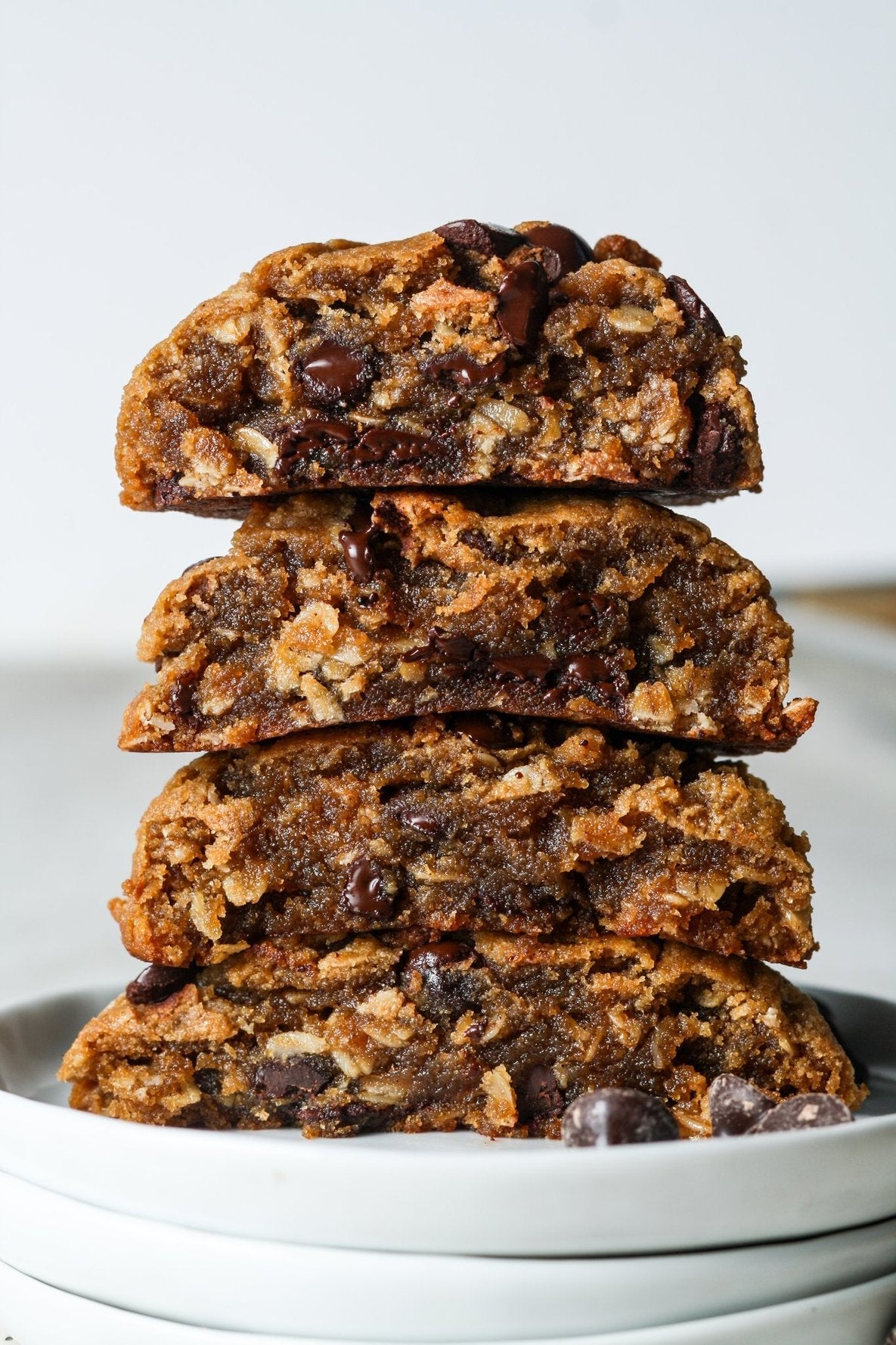 Oatmeal Chocolate Chip Cookies by Sweet Addison's
