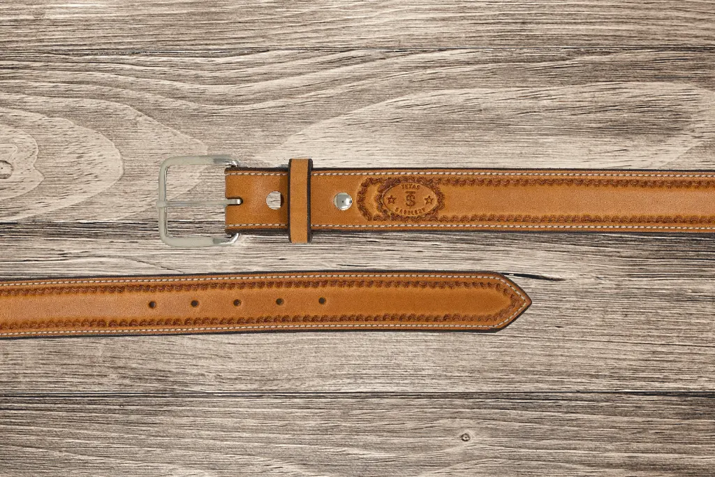 Saddle Tan Smooth Border