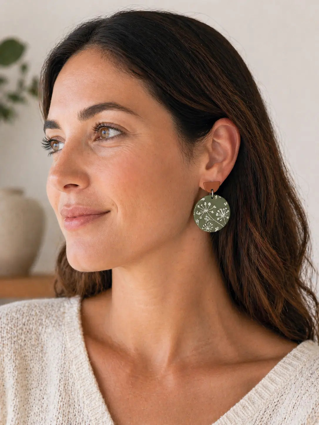 Sage Wildflower Earrings - Main Street Collective