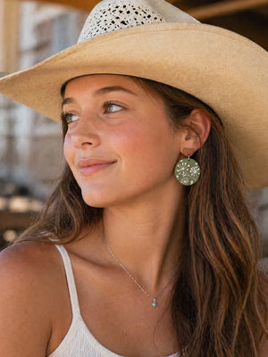 Sage Wildflower Earrings - Main Street Collective