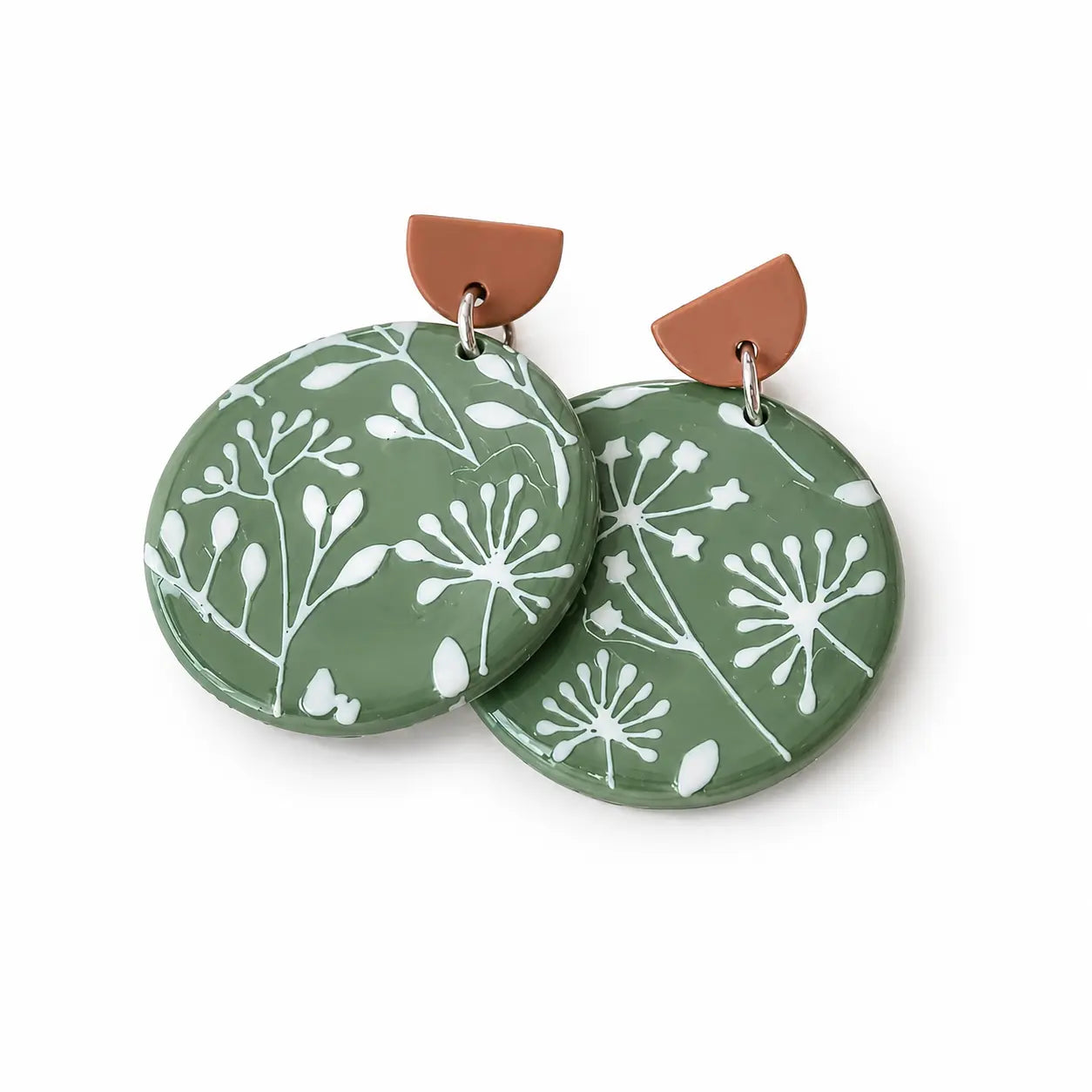 Sage Wildflower Earrings - Main Street Collective