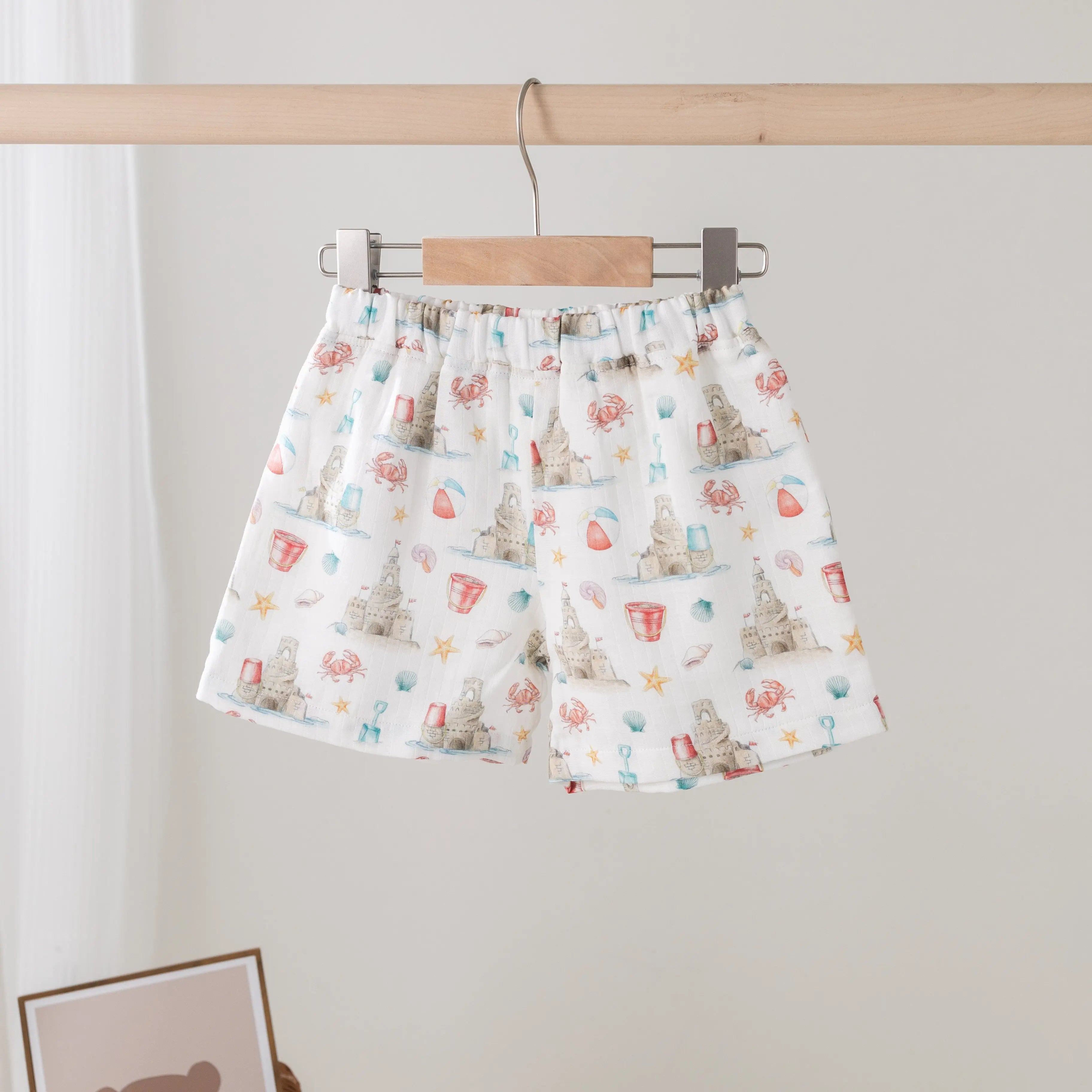 Sandcastle Kingdom Organic Muslin Shorts Nola Tawk