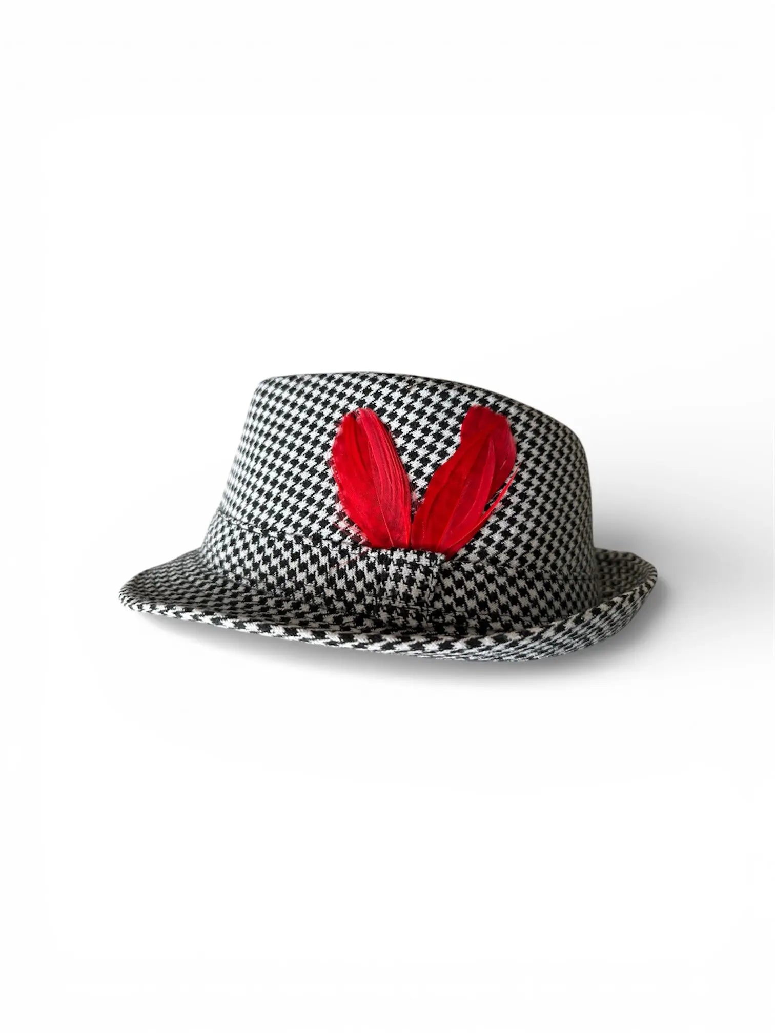 Houndstooth game day fedora for Alabama fans