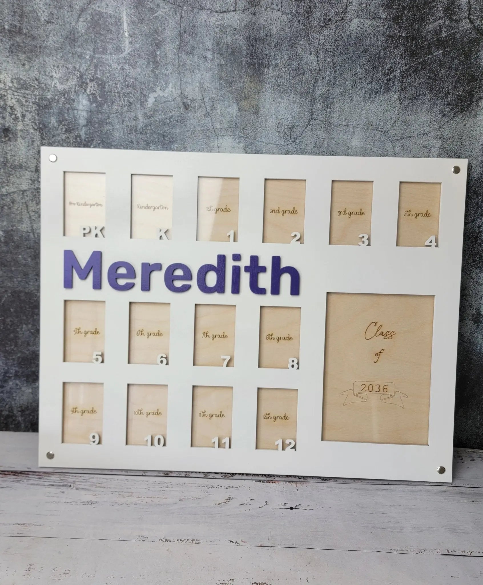 School Years Photo Frame EverLee Creations
