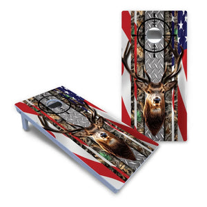 Scope Deer & Fish Cornhole Boards - All Weather Series Cornhole Solutions