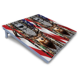 Scope Deer & Fish Cornhole Boards - All Weather Series Cornhole Solutions