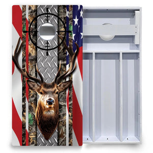 Scope Deer & Fish Cornhole Boards - All Weather Series Cornhole Solutions