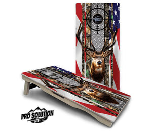 Scope Deer & Fish Cornhole Boards - Pro Solution Lite Series Cornhole Solutions