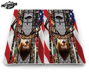 Scope Deer & Fish Cornhole Boards - Pro Solution Lite Series Cornhole Solutions