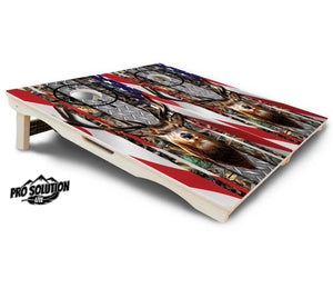 Scope Deer & Fish Cornhole Boards - Pro Solution Lite Series Cornhole Solutions