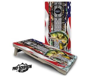 Scope Deer & Fish Cornhole Boards - Pro Solution Lite Series Cornhole Solutions