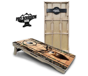 Scope Deer & Fish Plank Cornhole Boards - Pro Solution Elite Series Cornhole Solutions