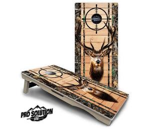 Scope Deer & Fish Plank Cornhole Boards - Pro Solution Lite Series Cornhole Solutions