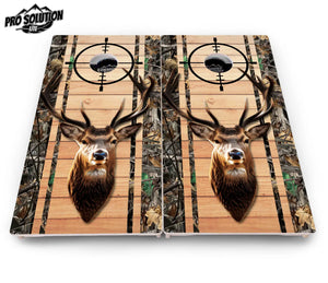 Scope Deer & Fish Plank Cornhole Boards - Pro Solution Lite Series Cornhole Solutions