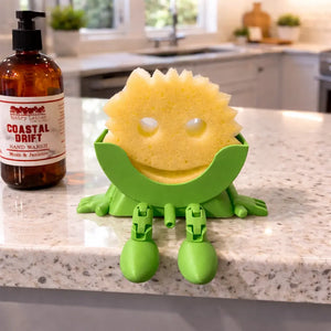 Scrub Daddy Sponge Holder with Hanging Feet | 3D Printed Sink Caddy The Tween Space
