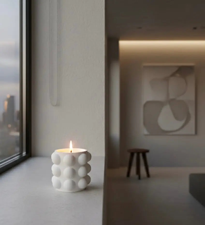 Sculpted Dot Candle - Main Street Collective