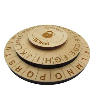 Secret Decoder Wheel for Kids | Escape Room Party Puzzle Creative Escape Rooms