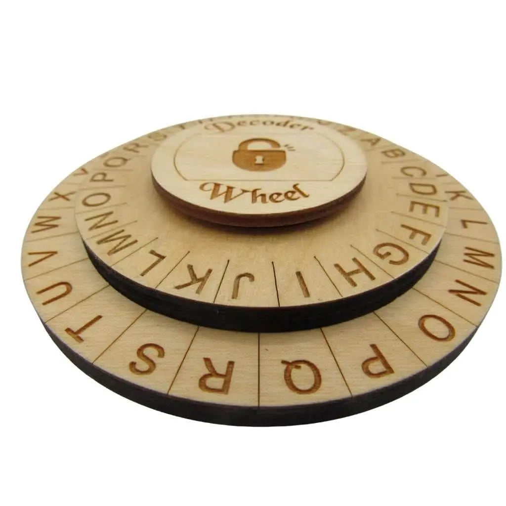 Secret Decoder Wheel for Kids | Escape Room Party Puzzle Creative Escape Rooms