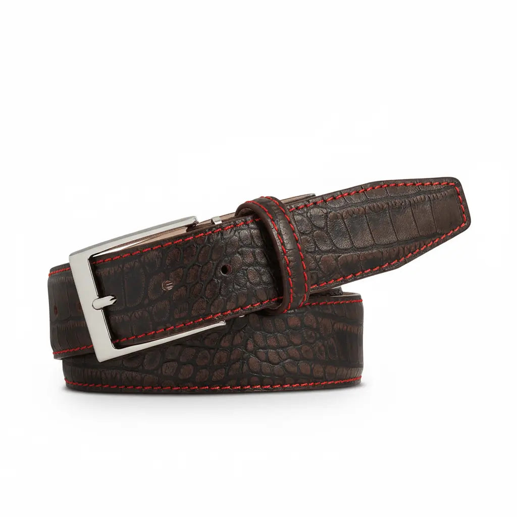 Roger Ximenez Sedona custom leather belt with bespoke sizing options