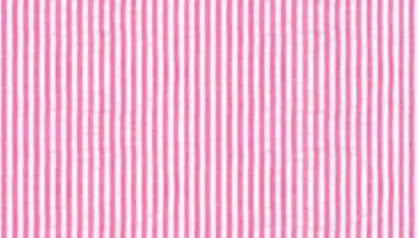 Pink and white striped seersucker dinner napkins.