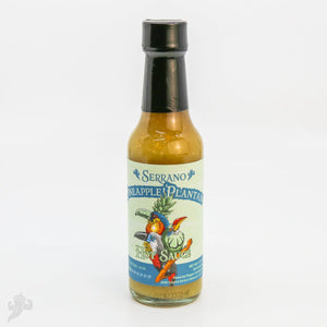 Serrano Pineapple Plantain Hot Sauce from Powerful Pepper Company.