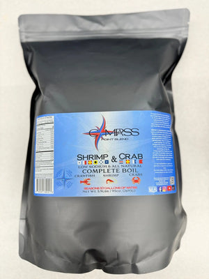 Compass Point Shrimp & Crab Boil: Low Sodium, All Natural Seafood Seasoning