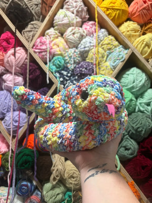Si the Crochet Snake by Main Street Collective - Colorful, Handmade Plush Toy