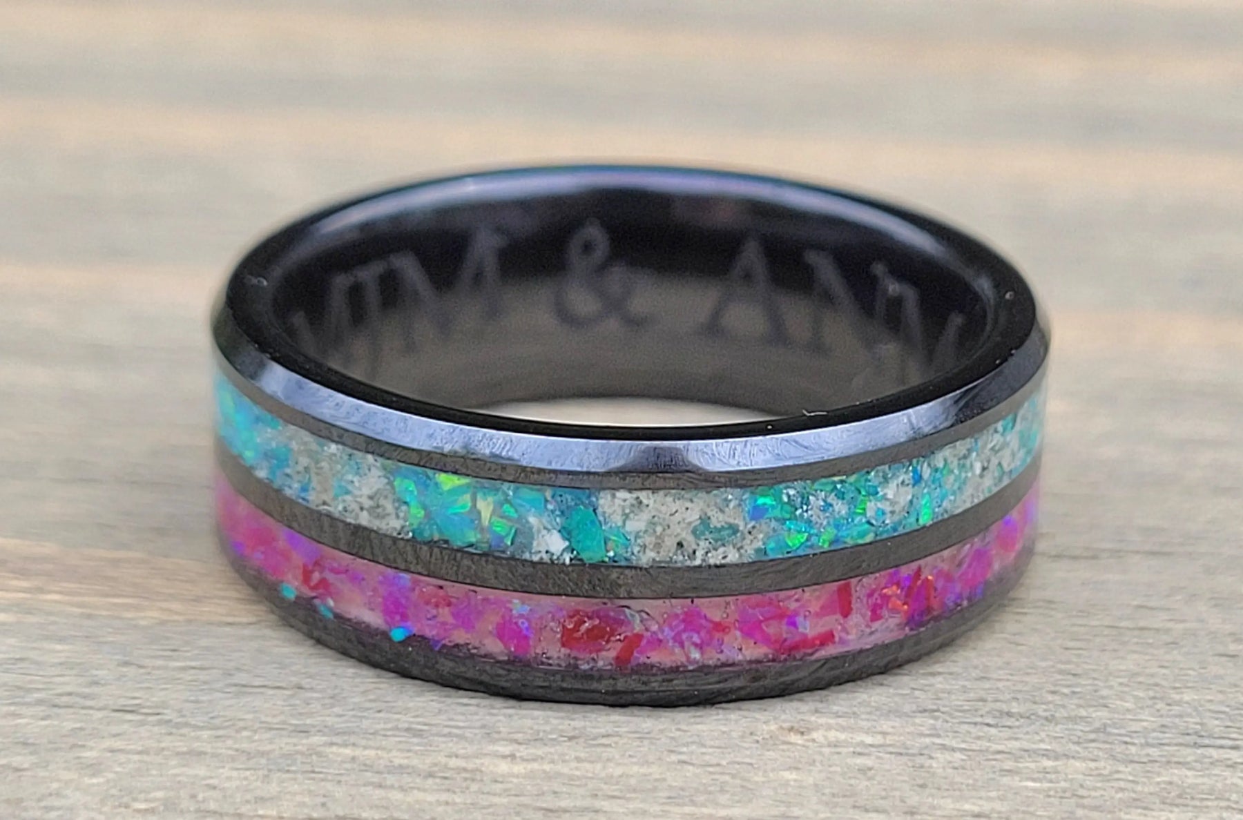 Side by Side Memorial Ring Cotton Street Art Company