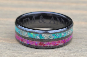 Side by Side Memorial Ring Cotton Street Art Company