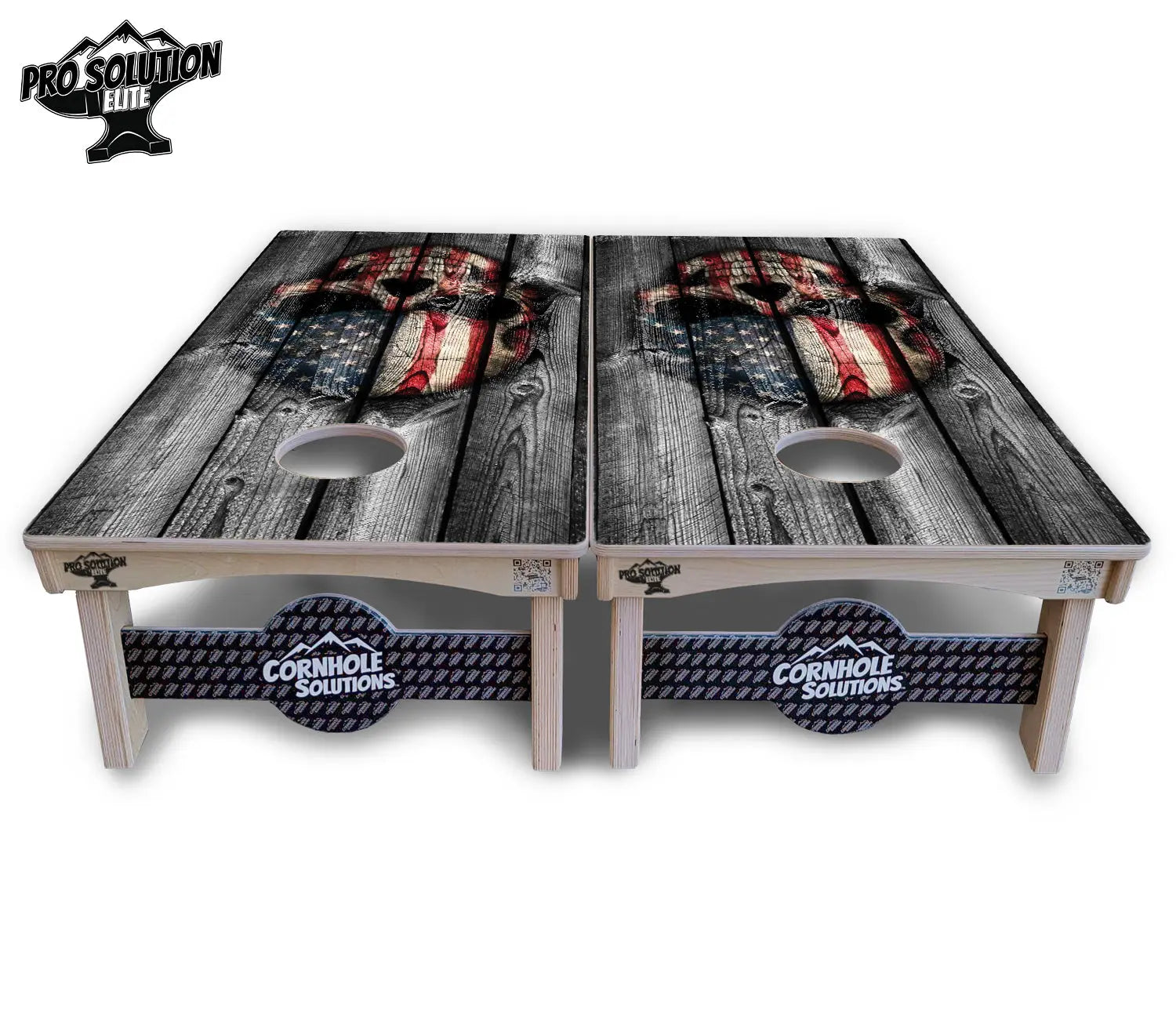 Skull Flag Cornhole Boards - Pro Solution Elite Series Cornhole Solutions