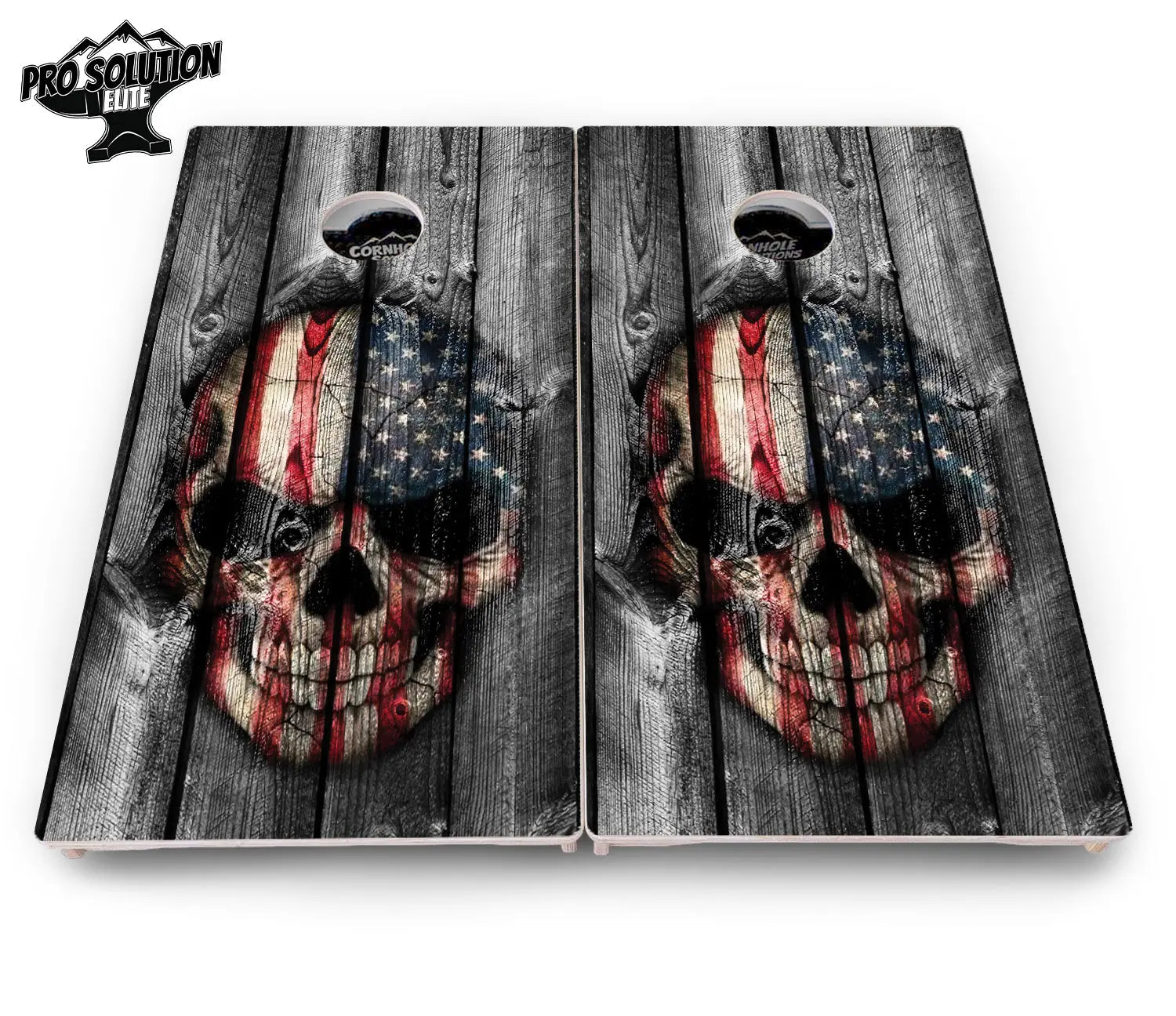 Skull Flag Cornhole Boards - Pro Solution Elite Series Cornhole Solutions
