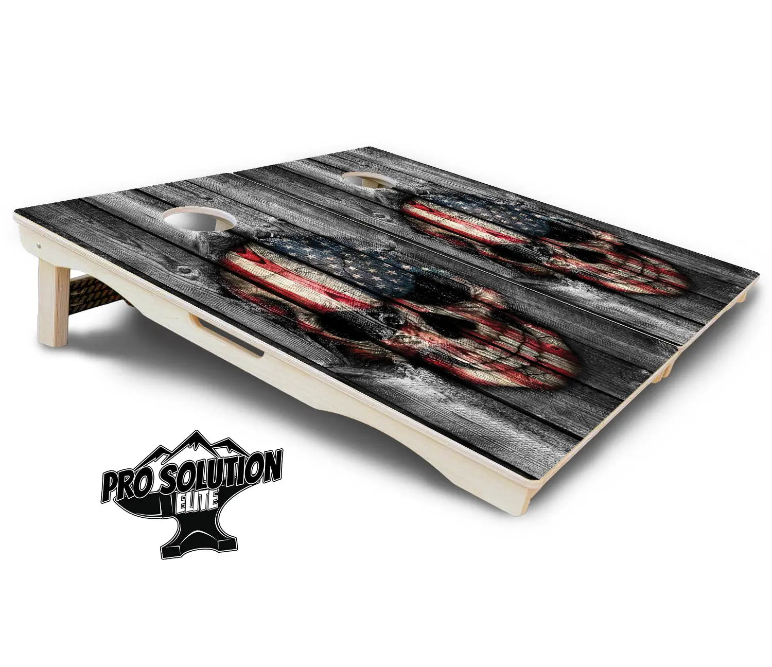 Skull Flag Cornhole Boards - Pro Solution Elite Series Cornhole Solutions