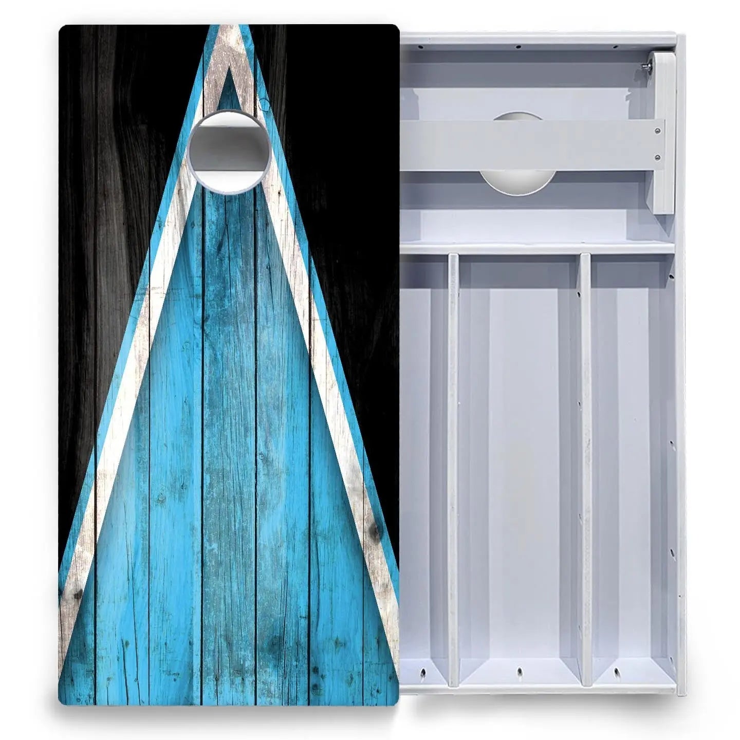 Sky Blue Triangle Cornhole Boards - All Weather Series Cornhole Solutions