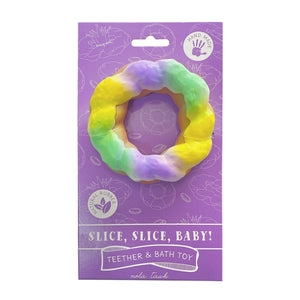 Slice, Slice, Baby King Cake Bath Toy & Baby Teether Nola Tawk