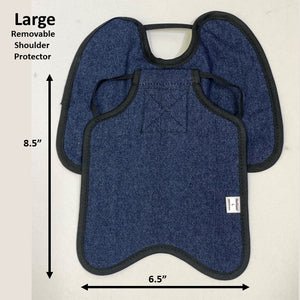 Hen Saver Chicken Saddle for Hens with Shoulder Protectors (Made in USA Hen Apron)