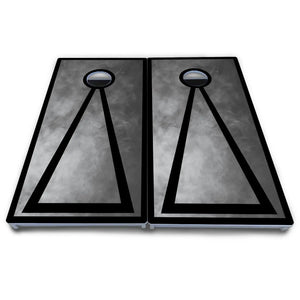 Smoke Triangle Cornhole Boards - All Weather Series Cornhole Solutions