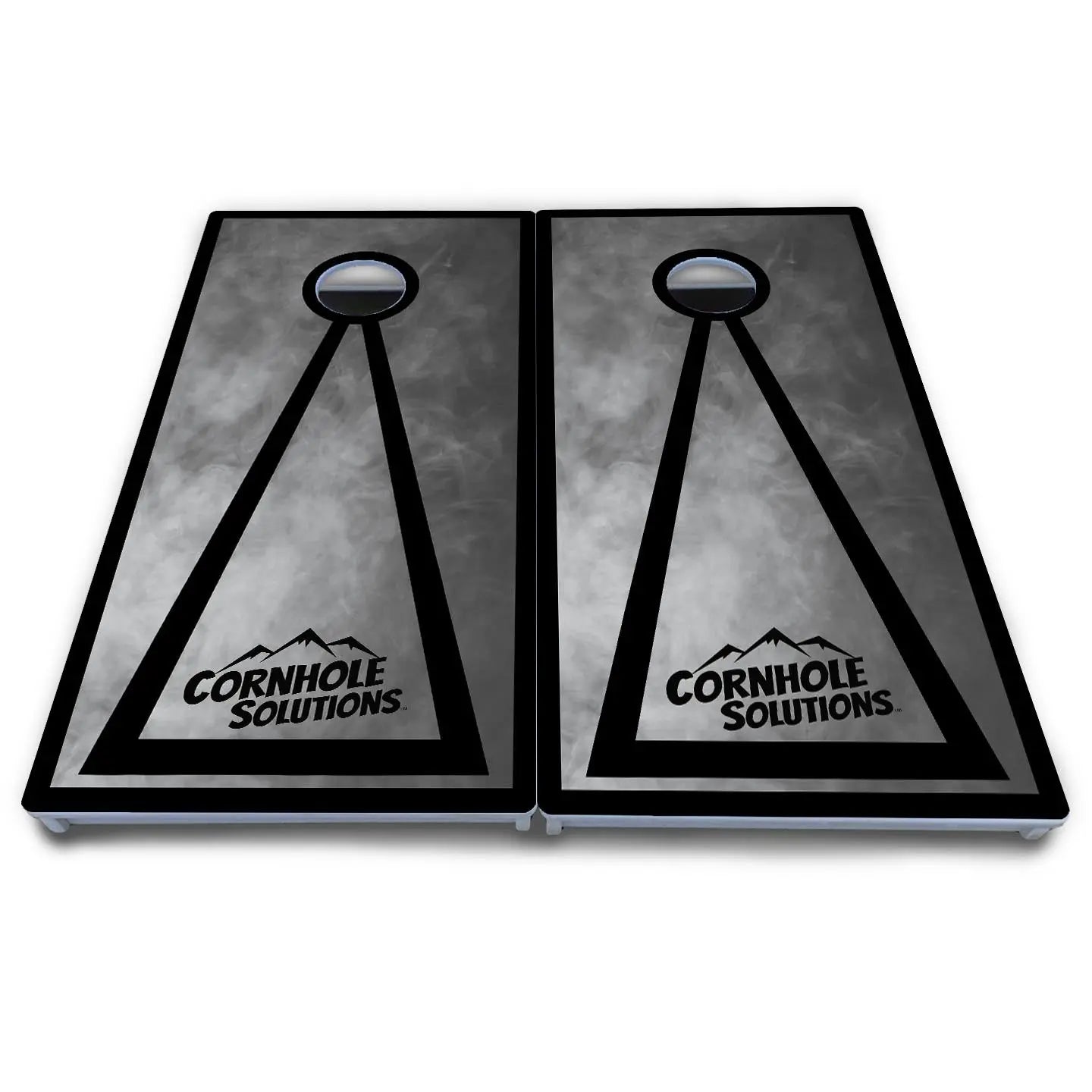 Smoke Triangle Cornhole Boards - All Weather Series Cornhole Solutions