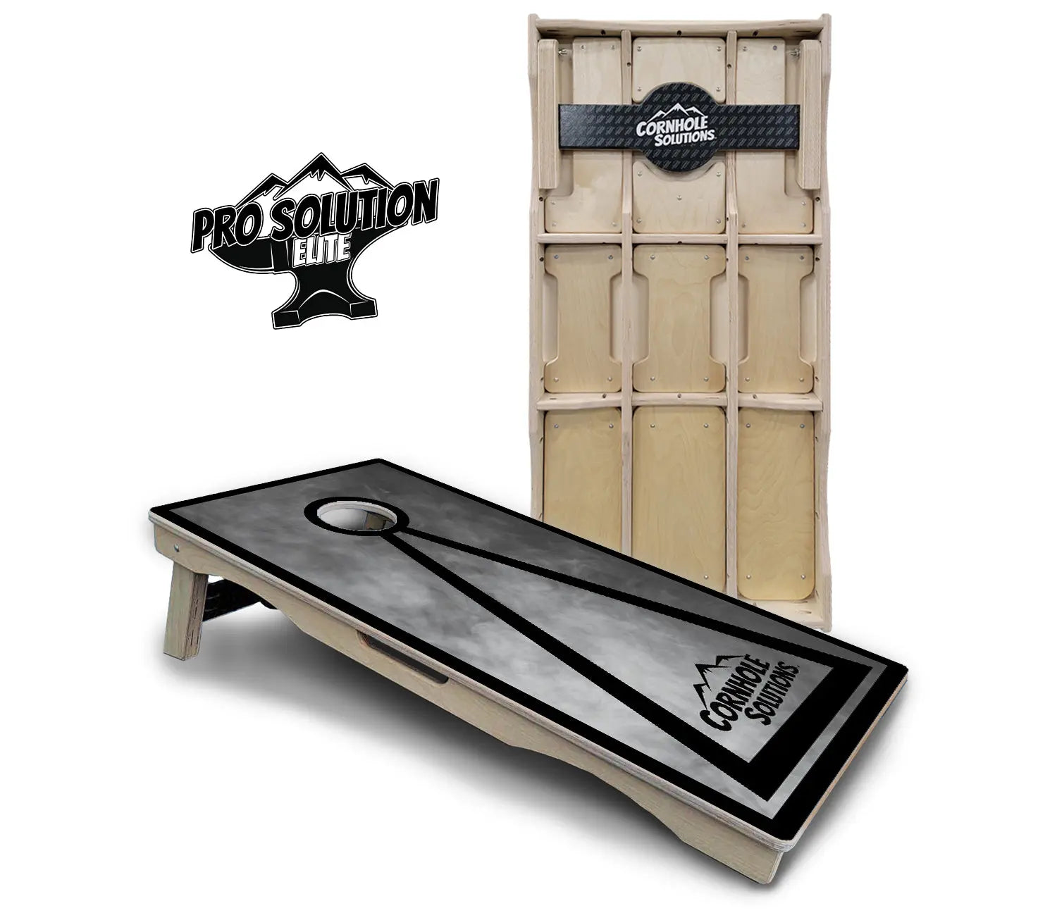 Smoke Triangle Cornhole Boards - Pro Solution Elite Series Cornhole Solutions
