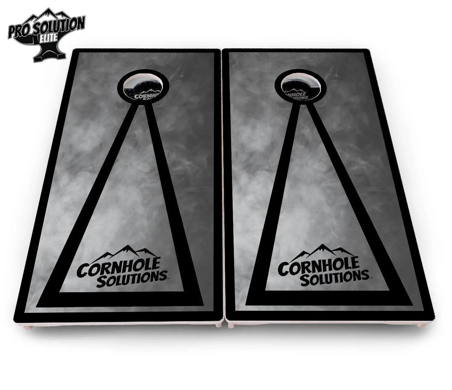 Smoke Triangle Cornhole Boards - Pro Solution Elite Series Cornhole Solutions