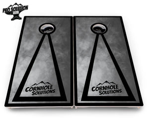 Smoke Triangle Cornhole Boards - Pro Solution Elite Series Cornhole Solutions