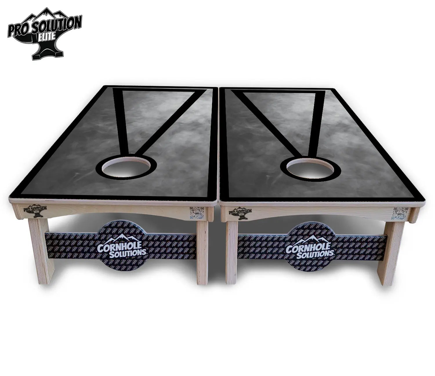 Smoke Triangle Cornhole Boards - Pro Solution Elite Series Cornhole Solutions