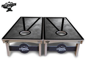 Smoke Triangle Cornhole Boards - Pro Solution Elite Series Cornhole Solutions