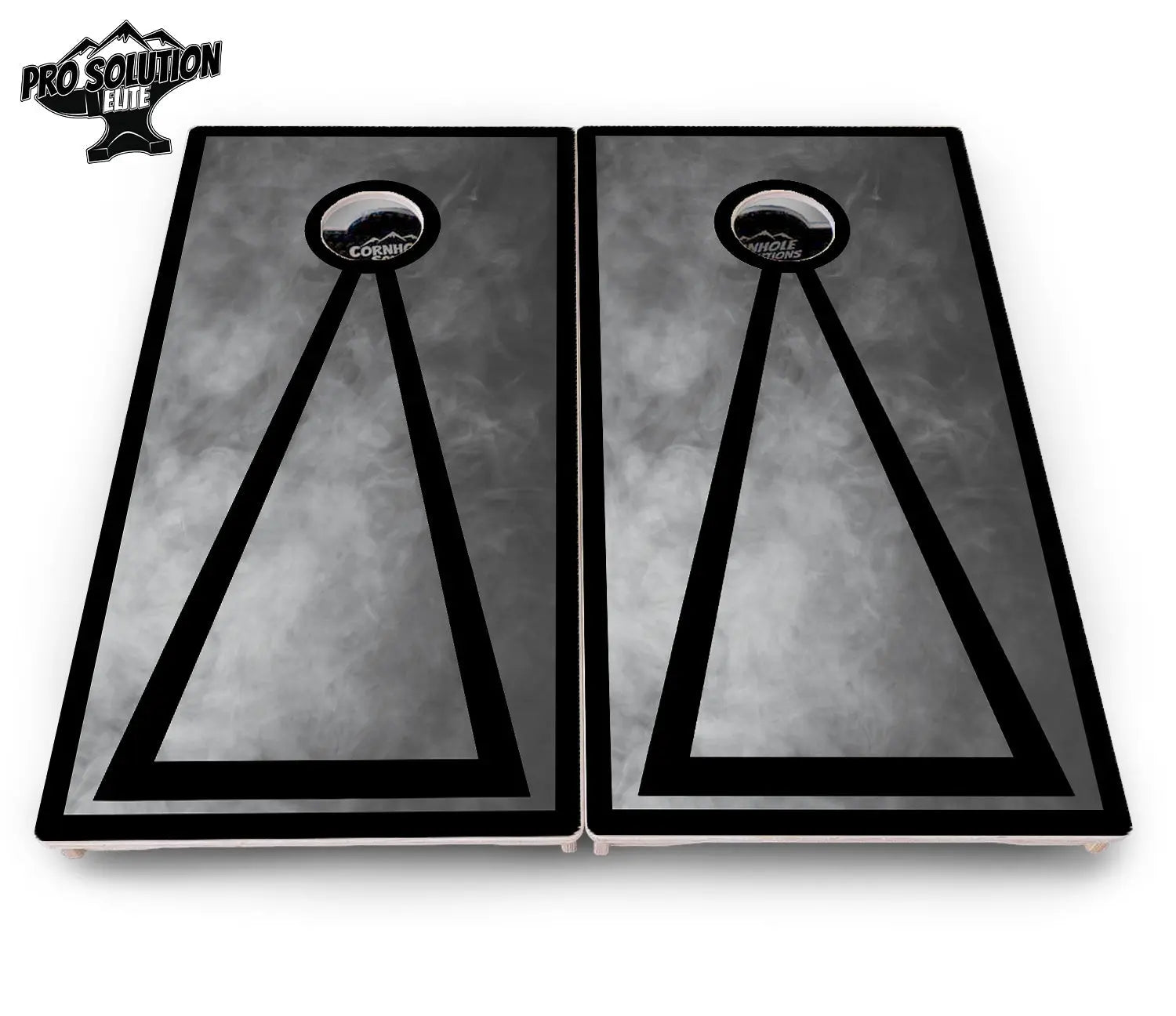 Smoke Triangle Cornhole Boards - Pro Solution Elite Series Cornhole Solutions