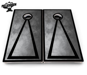 Smoke Triangle Cornhole Boards - Pro Solution Elite Series Cornhole Solutions