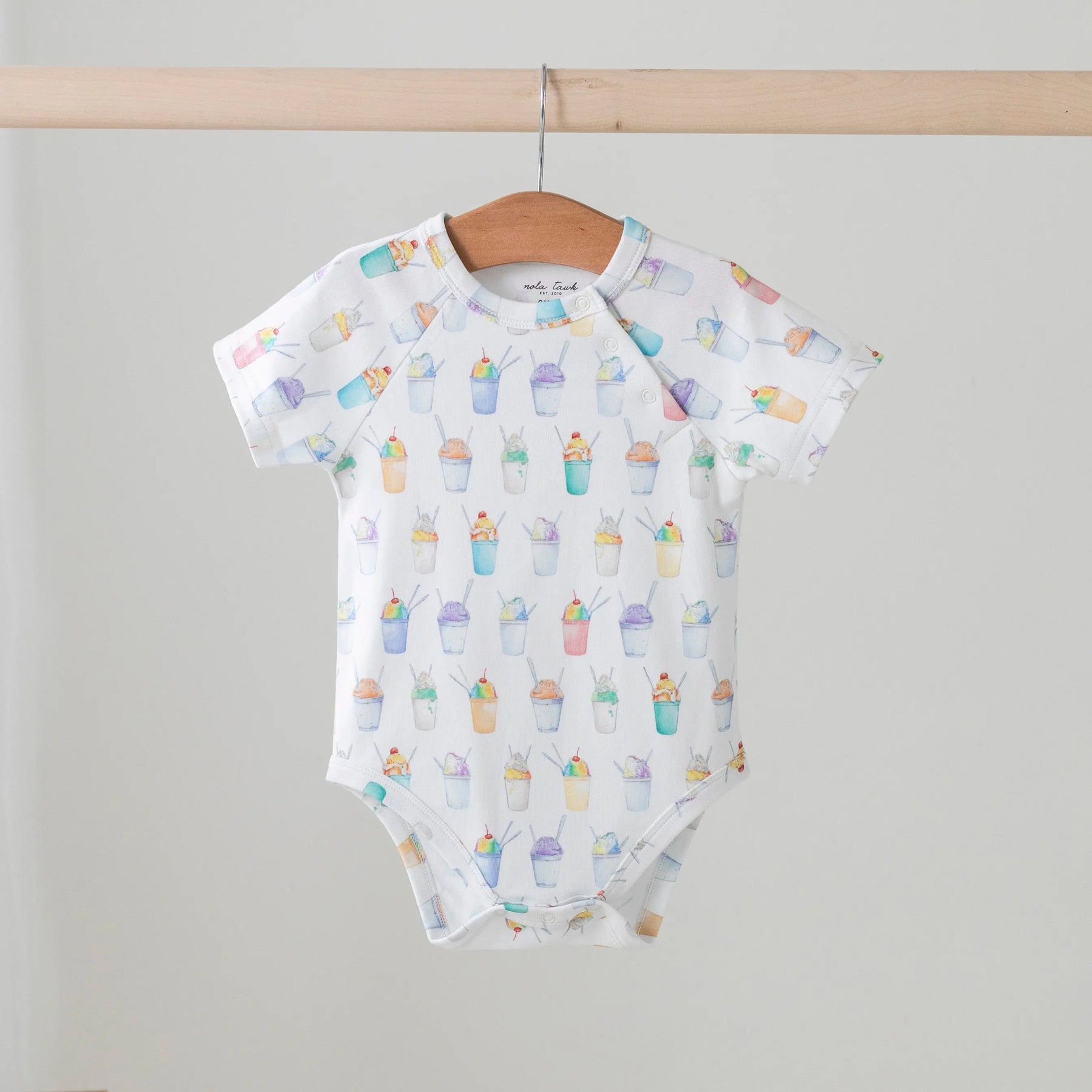 Snoball Organic Cotton Baby Onesie Nola Tawk