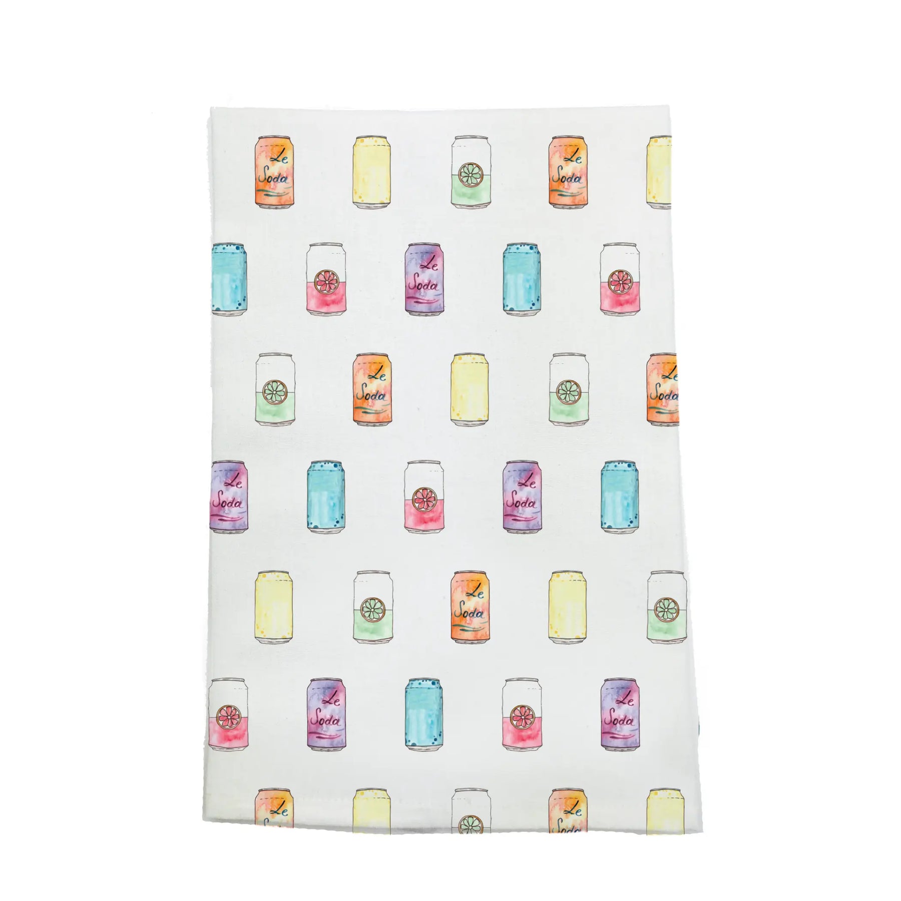 Soda-lightful Organic Cotton Kitchen Towel Nola Tawk