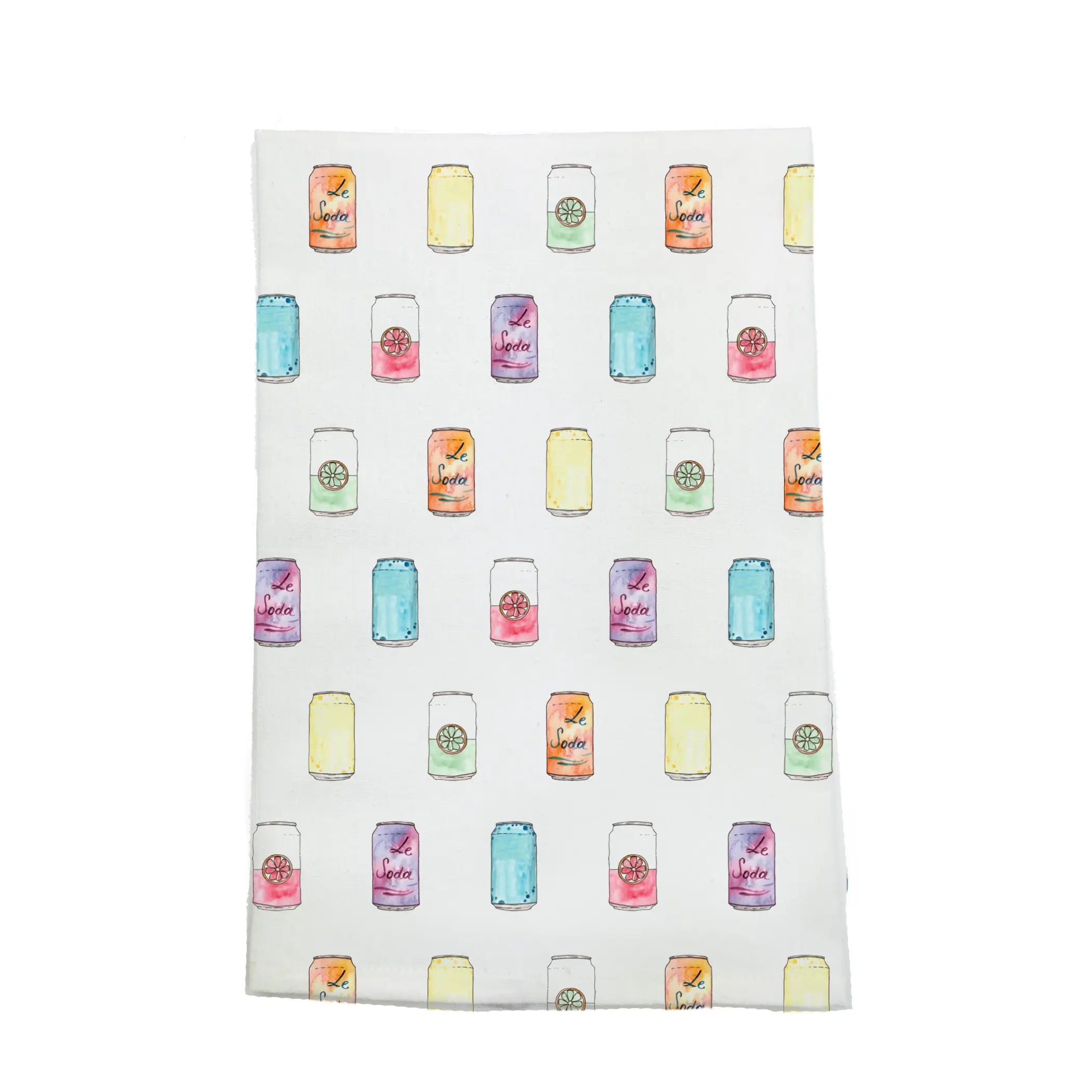 Soda-lightful Organic Cotton Kitchen Towel Nola Tawk