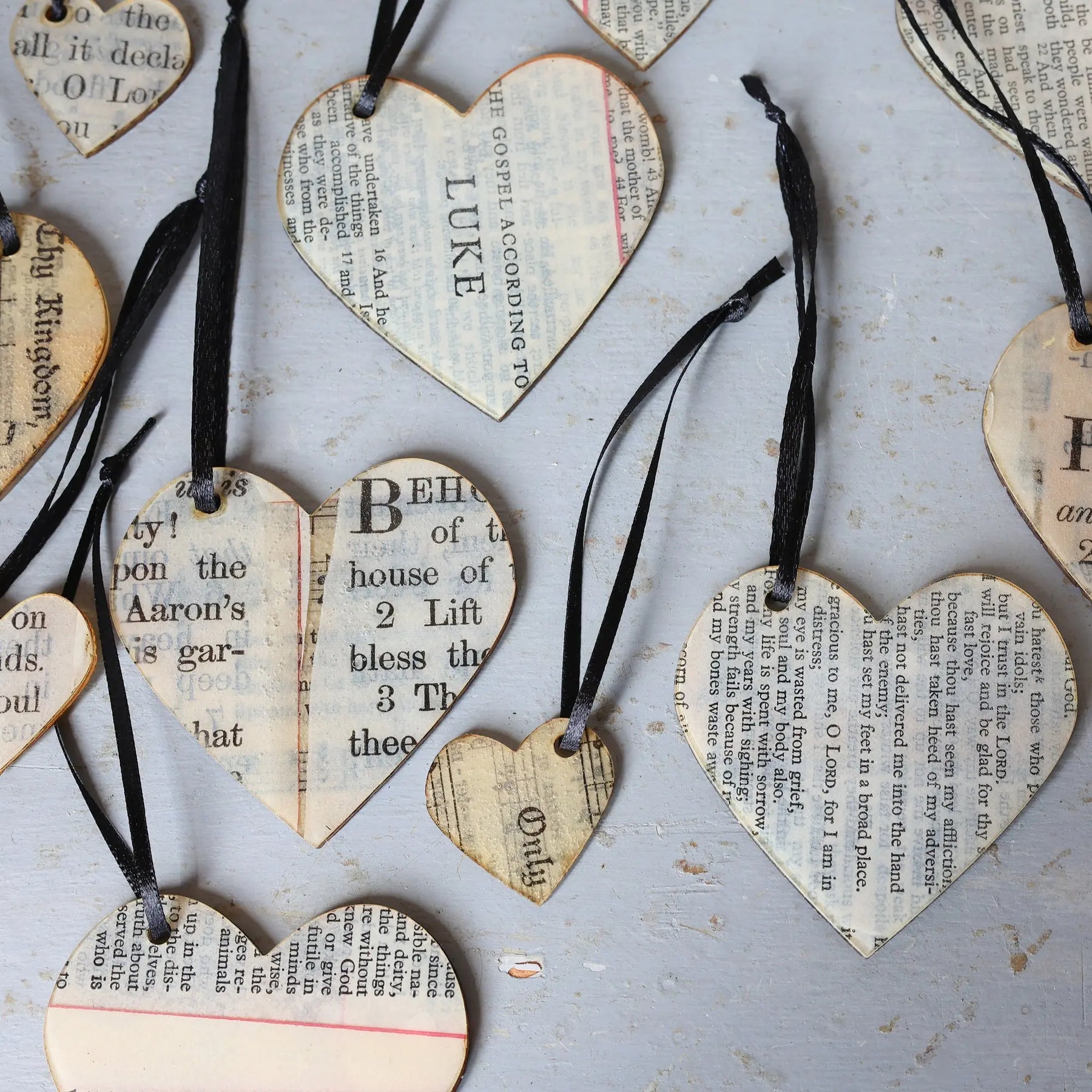 Song & Scripture Heart Ornaments ✨ Dennehey Design Co.